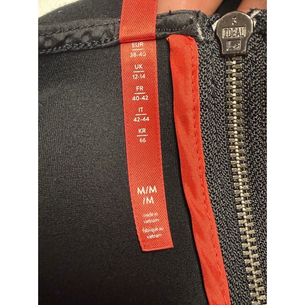 Spanx The Perfect Sleeveless Jumpsuit Black Flared Leg Women's Size M Regular - Picture 13 of 15